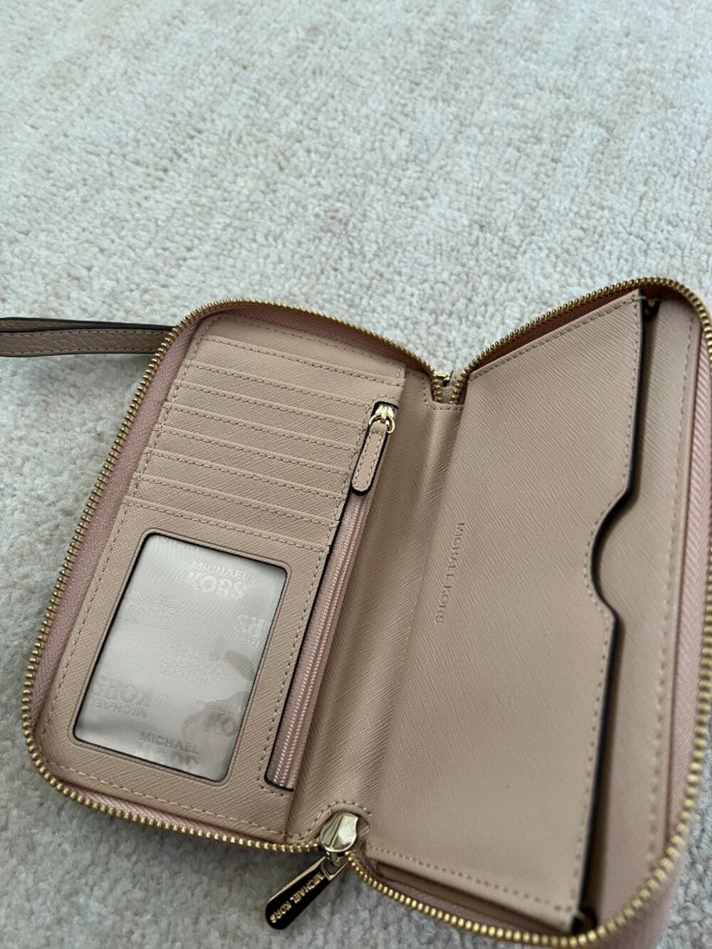 Michael Kors Zip Around Wristlet Wallet - Picture 3 of 7